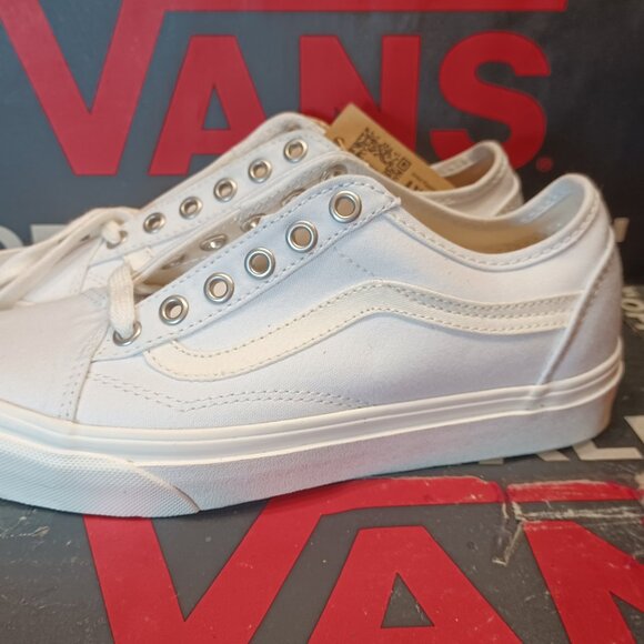 Vans Men's 4.5/Women's 6 Old Skool Tapered Eco Theory White Natural VN0A54F49FQ - Picture 12 of 12